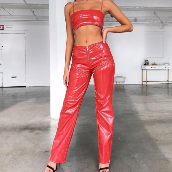 I.AM.GIA ISLA PANTS IN RED - Picture 2 of 4